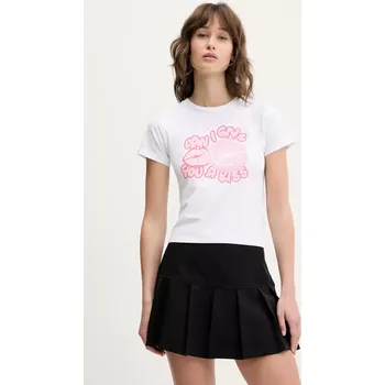 Dámské tričko Tričko Karl Kani dámské, bílá barva, 61300129 00X, vel. L