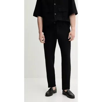 Dámské kalhoty Kalhoty s příměsí lnu BARENA VENEZIA Camicia Mola PAU5086.2768 námořnická modř 59X, vel. 48