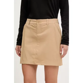 Dámská sukně Sportovní sukně Columbia Leslie Falls zelená barva, mini, 2140391 19X, vel. 38