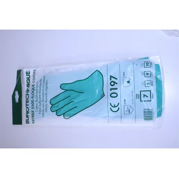 Pracovní rukavice Eurotechnique Rukavice nitrilové Erootechnique 5500 - zelené