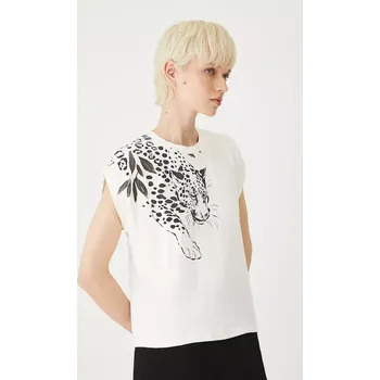 Dámské tričko Bavlněné tričko Medicine dámské, béžová barva RS25.TSDA01 01X, vel. XL