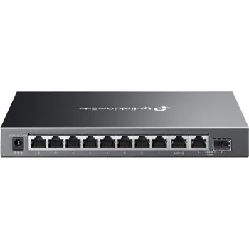 Počítačové příslušenství Switch TP-Link ES210GMP 1x SFP combo, 8x GLan s Poe+, 123W, Omáda SDN