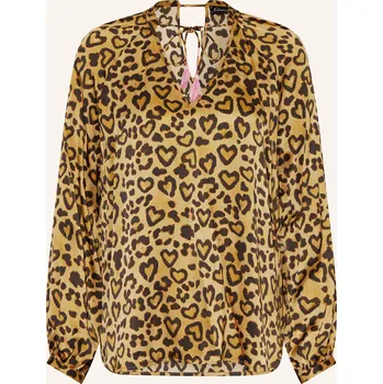 Dámská halenka Grace Dámská Halenka Ze Saténu, hnědá / tmavě hnědá, 36