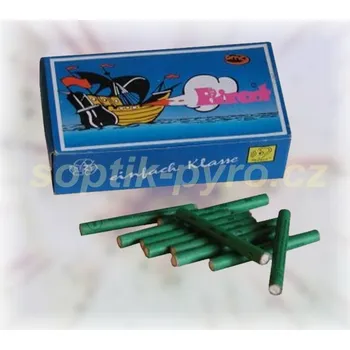 Zábavní pyrotechnika petarda Pirat (se zápalnicí)- balení 100 kusů (zábavní pyrotechnika kategorie F2 (prodejné od 18 let))