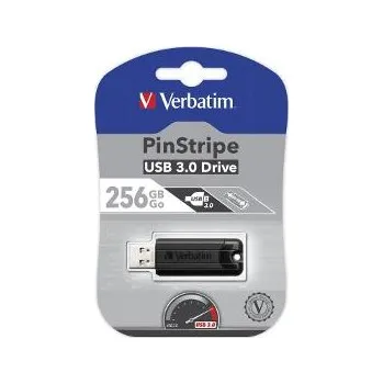USB flash disk 256GB USB Flash 3.0 PinStripe VERBATIM