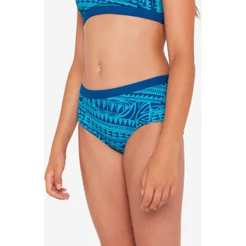 Dámské plavky DECATHLON Dívčí plavky spodní díl 500 Kamyleon Fatu 10 LET MODRÁ|TYRKYSOVÁ