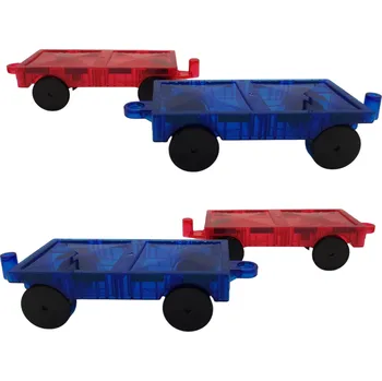 Dětské zboží Podvozky k magnetickým stavebnicím 4ks MiDeer 3+