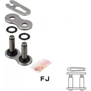 Řetězová sada pro motocykl DID - Japonsko Řetězová spojka rozebírací pro řetěz DID 525VX3 černá