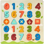 Vkládací puzzle Čísla 25 dílků MiDeer 2+