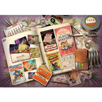 Puzzle RAVENSBURGER Disney 1940 Mickeyho výročí 1000 dílků