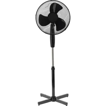 Vzduchotechnika Stojanový ventilátor černý 45W