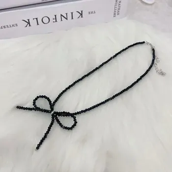 Náhrdelník Elegantní černý korálkový náhrdelník | stylový šperk - C5108-1