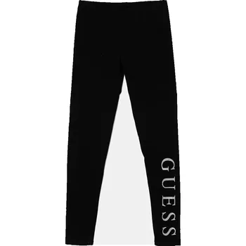 Dívčí legíny Dětské legíny Guess černá barva, s potiskem, J93B11 J1314 J93B11.J1314.PPYA 99X, vel. 122-125