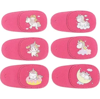 Karnevalová maska 6 ks klapka na oko pro děti s tupozrakostí | oční klapka, dětská maska - Jak ukazuje obrázek-200002130