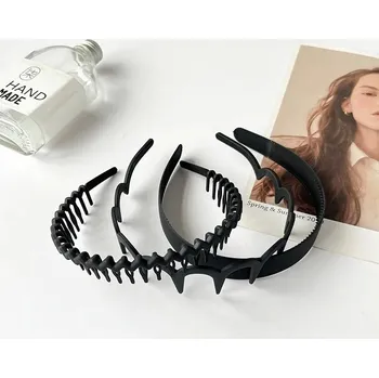 Čelenka Černá čelenka na vlasy pro muže i ženy | vlasové doplňky - 17 3ks