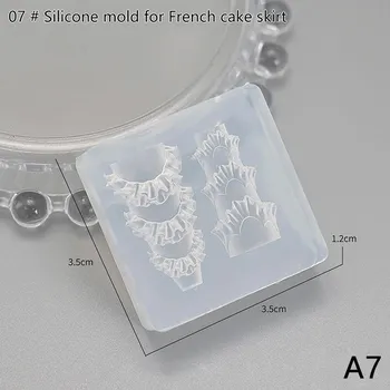 Forma na pečení 3D silikonová forma na nehty pro DIY | 3d forma, silikon forma - A7