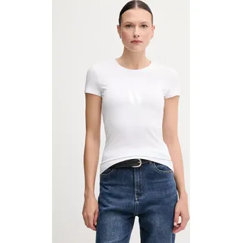 Dámské tričko Tričko Armani Exchange dámské, bílá barva, XW000511 AF11929 XW000511.AF11929 00X, vel. XL
