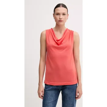 Top United Colors of Benetton oranžová barva, 123VD10DD 23X, vel. XS