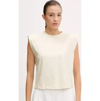 Top EA7 Emporio Armani AF10373.7W000482 béžová 01X, vel. S