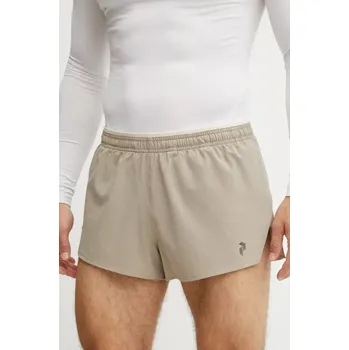 Pánské kraťasy Sportovní šortky Peak Performance Trail pánské, béžová barva, G80239 80X, vel. S