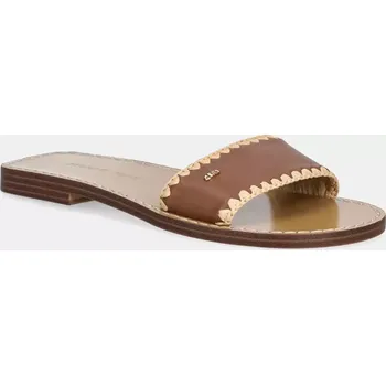 Dámské pantofle Pantofle MICHAEL Michael Kors Drea dámské, hnědá barva, 40S5DRFS3L.230 88X, EUR 37