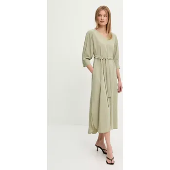 Dámské šaty Šaty Answear.LAB zelená barva, maxi 5011.IKK 70X, vel. S/M