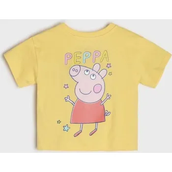 Dívčí oblečení Sinsay - Tričko Peppa Pig - žlutá - 490EJ-11X - 490EJ-11X-80