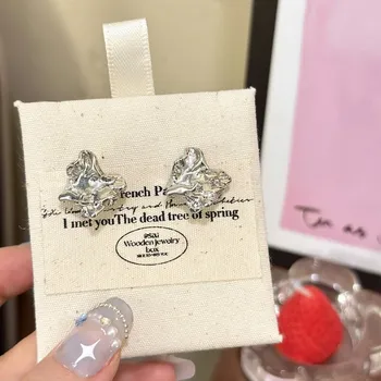 Náušnice Elegantní kovové náušnice pro ženy | dámské šperky 2 ks - B7478-2