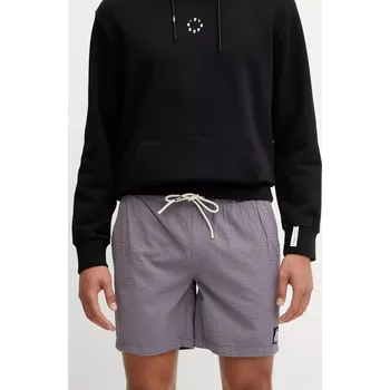 Pánské kraťasy Bavlněné šortky Picture Narvik pánské, fialová barva, MSH0113 94X, vel. M