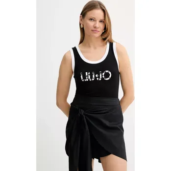 Top Liu Jo černá barva, VA5138.JS360 99X, vel. M