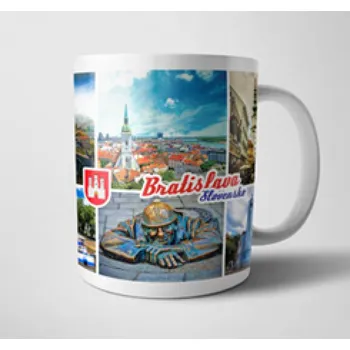 Hrnek Bratislava na fotkách - barevný
