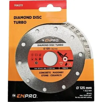 Řezný kotouč Kotouč diamantový turbo Ø 125 x 22.2 mm, ENPRO