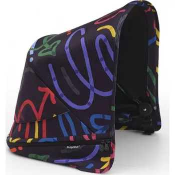 Kočárek Bugaboo Donkey 5 sluneční stříška Art of Discovery | DARK BLUE