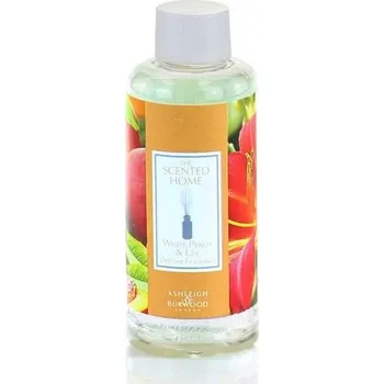 Osvěžovač vzduchu ASHLEIGH & BURWOOD Náhradní náplň do difuzéru THE SCENTED HOME - PEACH & LILY, 150 ml +