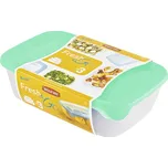 CURVER Sada dóz na potraviny FRESH & GO 2L+1L+0,5L | transparentní / zelená