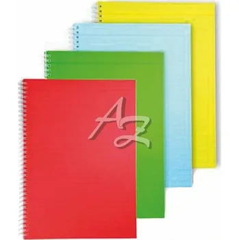 Blok Notes blok A4 80listů linka spirála College TwinWire 14084/6b