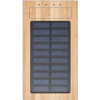 Powerbanka Solární powerbanka 4000 mAh Laserové gravírování (max. 1 barva, 15x60mm) 1 barva 20 SIDE 2