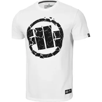 Pánské oblečení PitBull West Coast Triko Scratch 170 - bílé - PWC_NWSCRATCH_WHT Velikosti: XL
