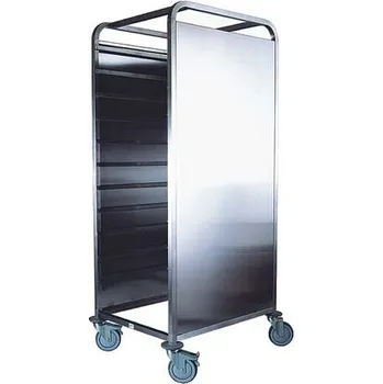 Úklidový vozík VOZÍK NEK 10 M 2×530×325, OPLÁŠTĚNÍ ZE TŘÍ STRAN | ABNER, 11435