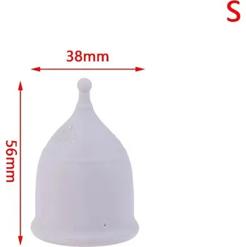 Menstruační kalíšek Menstruační kalíšek pro ženy skládací | menstruační pomůcka, dámská hygiena - šedá S