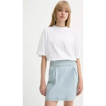 Bavlněné tričko MUNTHE UDELLO 255110025560 bílá 00X, vel. 36