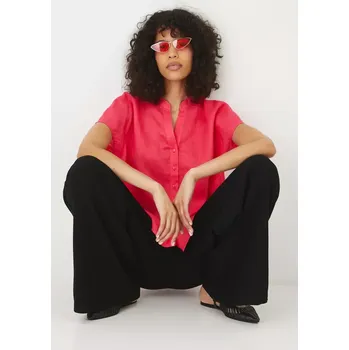 Dámská halenka Lněná halenka Medicine oranžová barva, hladká RS25.BKD904 32X, vel. XL