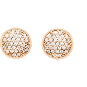 Náušnice Náušnice z růžového zlata s kameny 7452390010062205