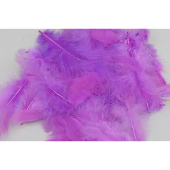 Peří fialovorůžové 10 g