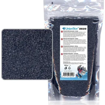 Akvarijní štěrk černý 300 g DECO
