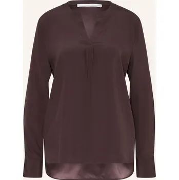 Dámská halenka Herzen's Angelegenheit Dámská Halenka Z Hedvábí, tmavě hnědá, 38