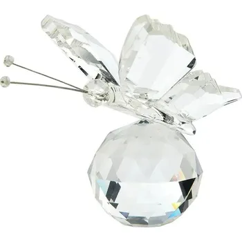 Křišťálový motýl pro svatební stolní dekorace | skleněná figurka - Styl1