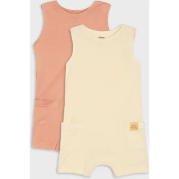 Chlapecké spodní prádlo Sinsay - Sada 2&nbsp;overalů - krémová - 074DZ-01X - 074DZ-01X-80