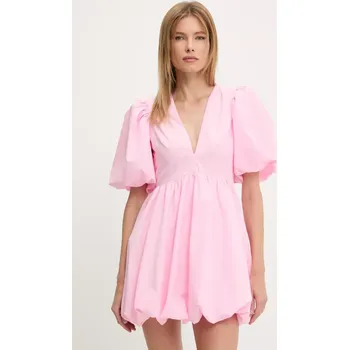 Dámské šaty Šaty Answear.LAB 15662.flk růžová 30X, vel. L