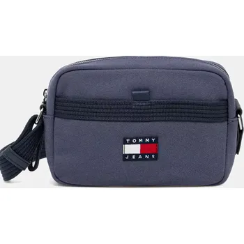 Kabelka Taštička Tommy Jeans pánská, modrá barva, AM0AM13395 95X, vel. ONE SIZE